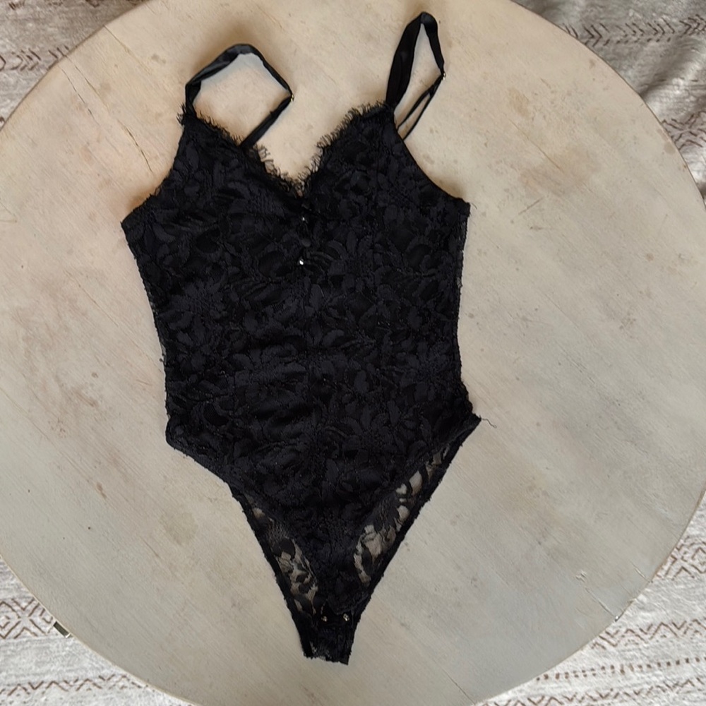 Black Lace Bodysuit